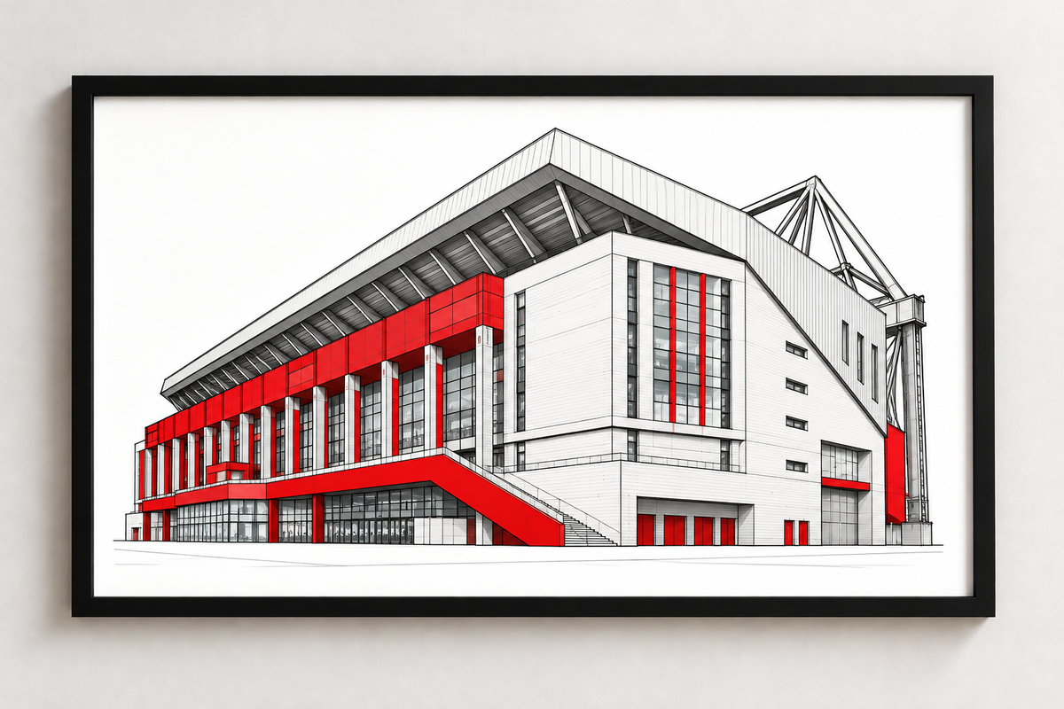Anfield sketch print
