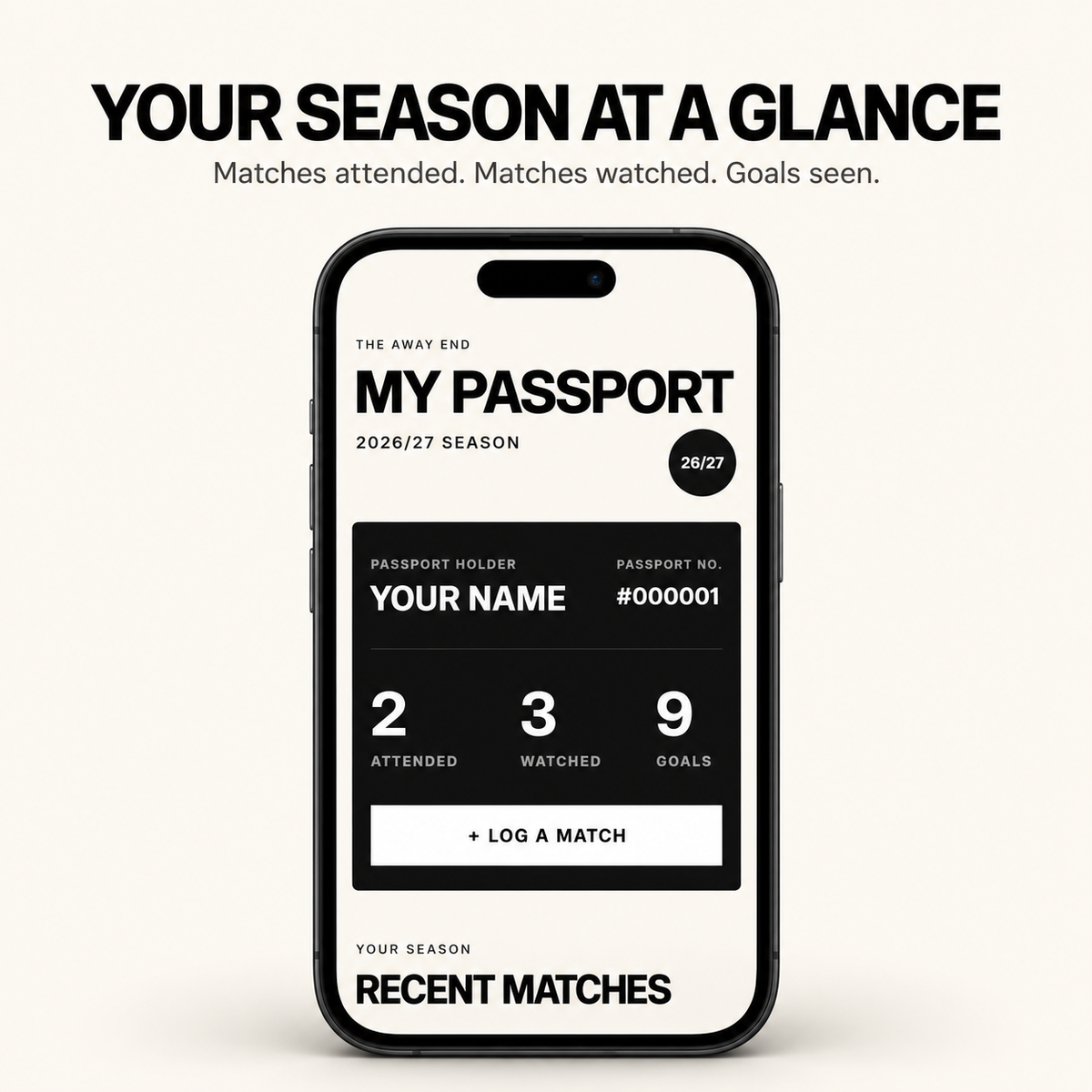 The Away End Passport